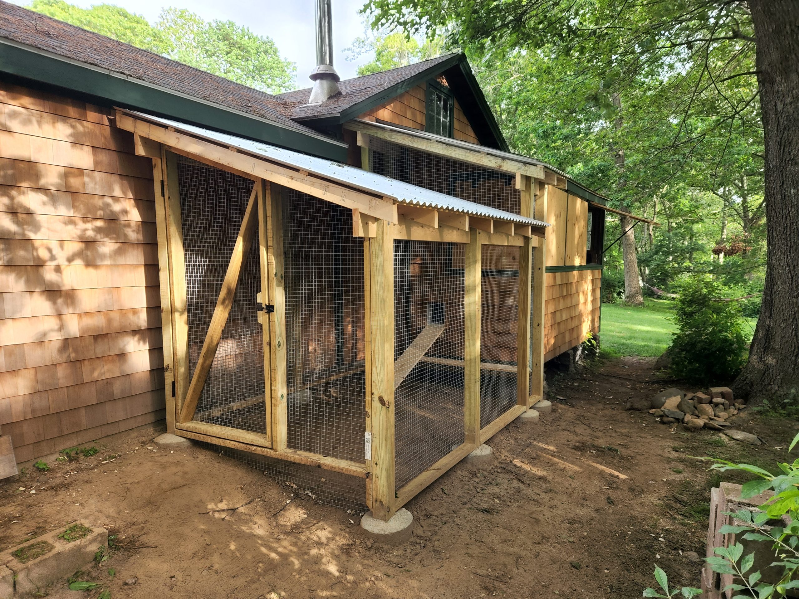 Chicken coop and run